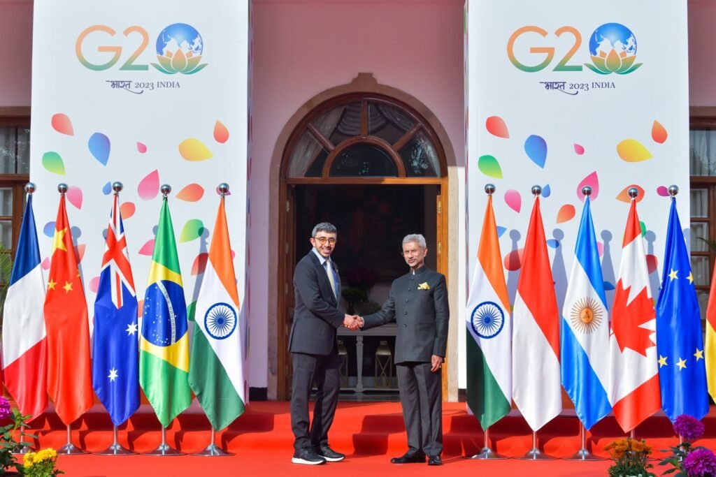 Sheikh Abdullah bin Zayed is participating in G20