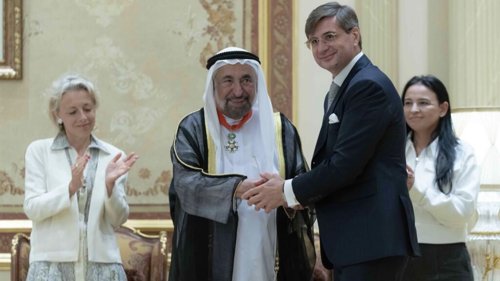 Ruler Of Sharjah Receives The Order Of The Legion Of Honour