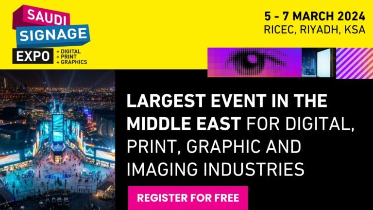 Saudi Signage Expo Gears Up for its Inaugural Edition in Riyadh