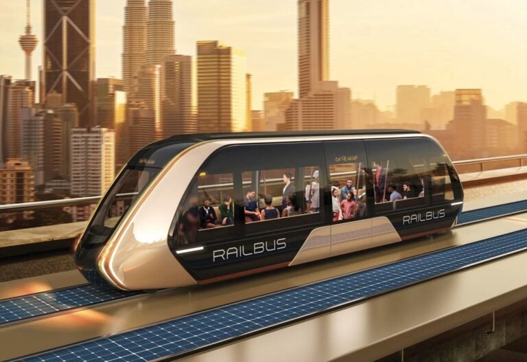 Dubai Explores Solar-Powered Railbus Transport System