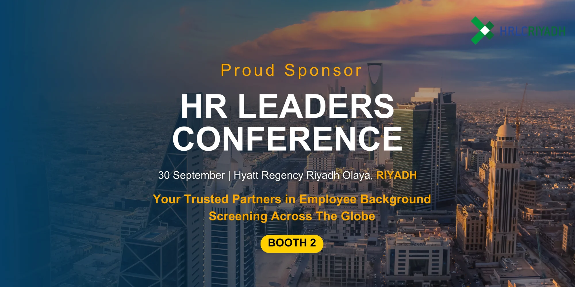 Event banner for HR Leaders Conference Riyadh 2024