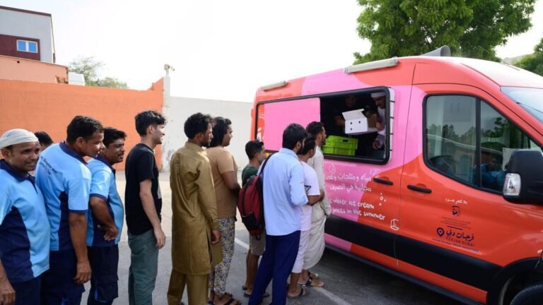 Dubai Workers Receive Over 35,000 Free Snacks and Drinks Daily to Beat the Heat