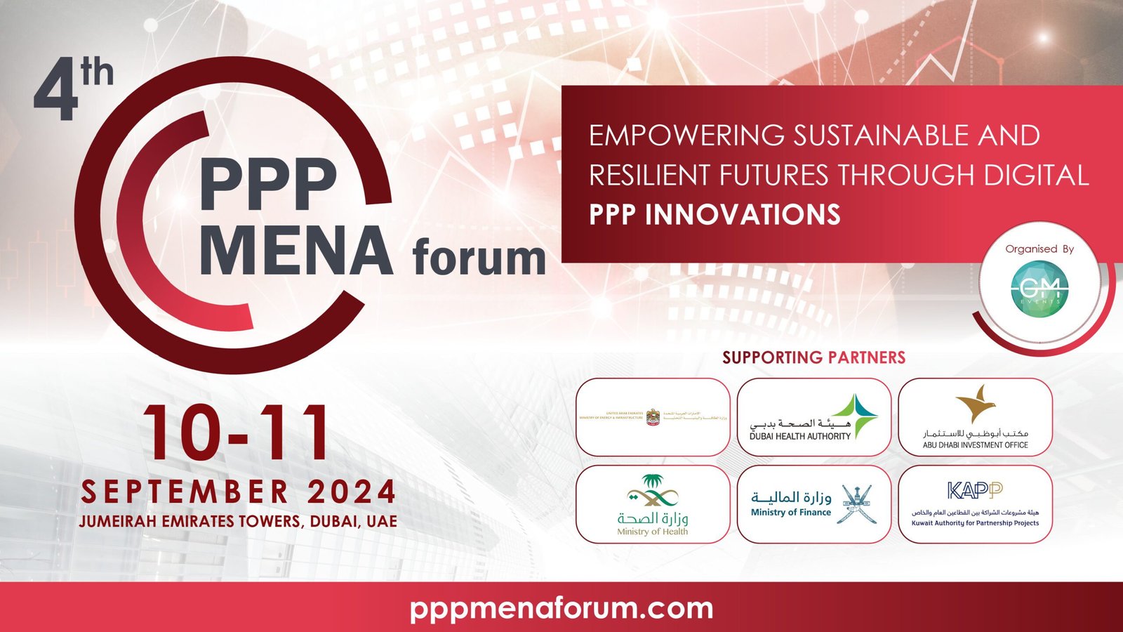 Event Banner for 4th PPP Mena Forum