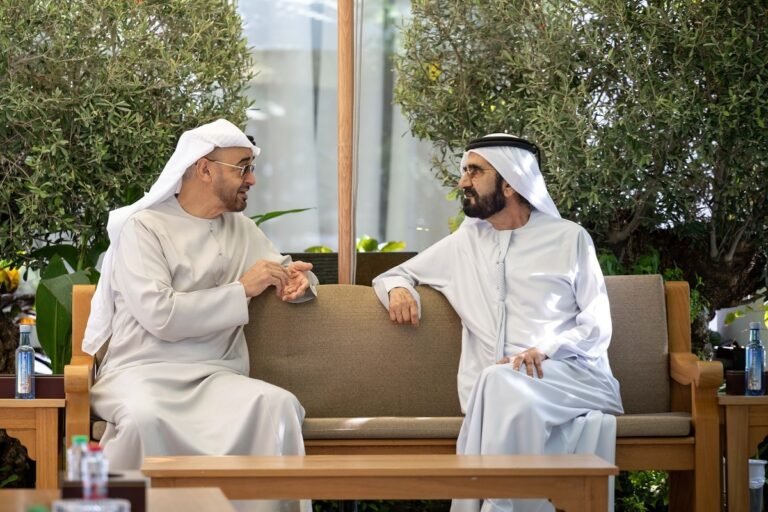 UAE President Meets Mohammed bin Rashid in Dubai