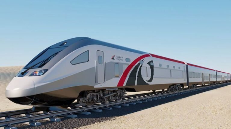 Abu Dhabi to Dubai: 57-Minute Rail Journey