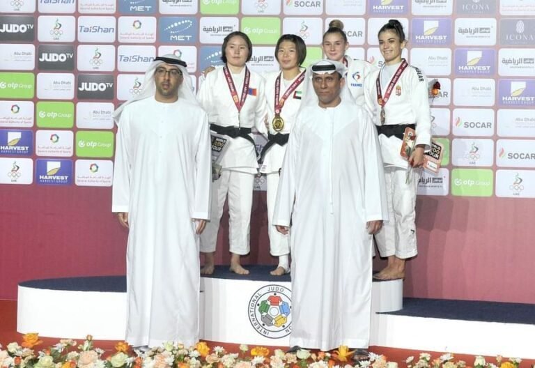 UAE Shines with Gold at Abu Dhabi Judo Grand Slam 2024 Opener